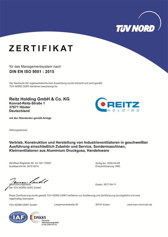 质量管理体系DIN 9001：2015